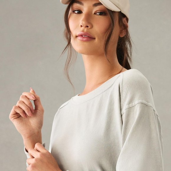 Brand New Daily Practice by Anthropologie Darla Long-Sleeve Open-Back Dress - Picture 3 of 8